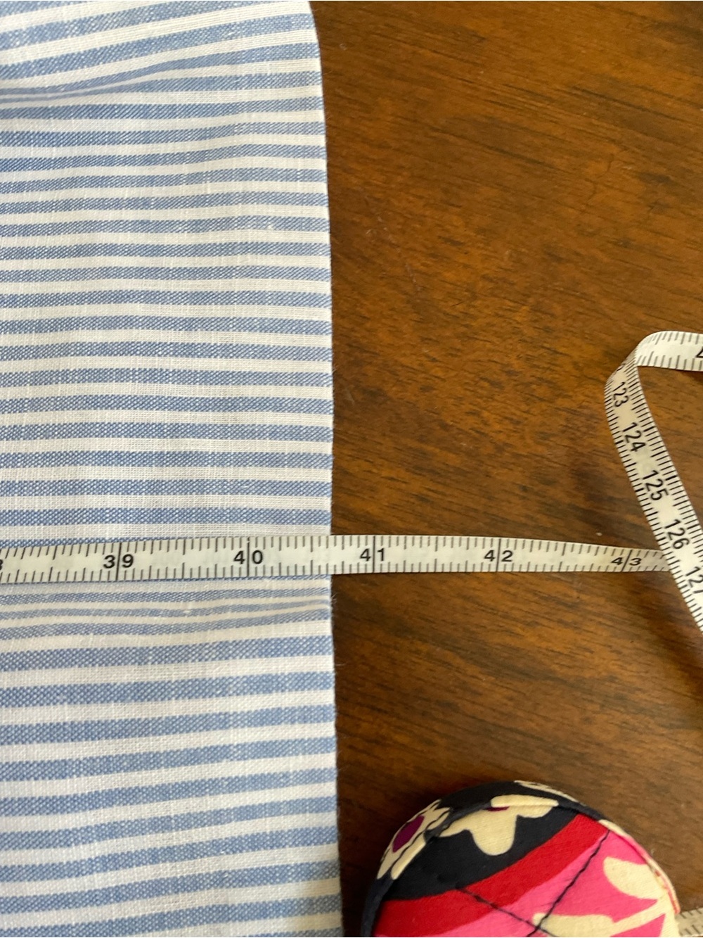 Talbots Linen Blend Fit N Flare Dress - Picture 9 of 9